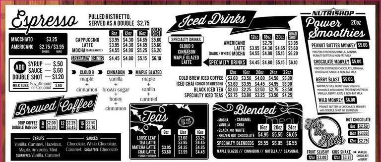 Coffee Ranch - Chico, CA menu_pic
