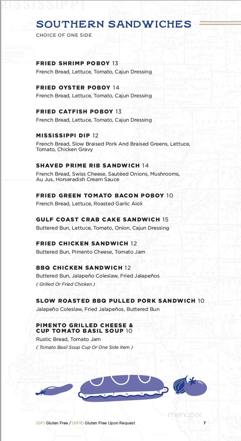 Cotton Blues - Hattiesburg, MS menu_pic