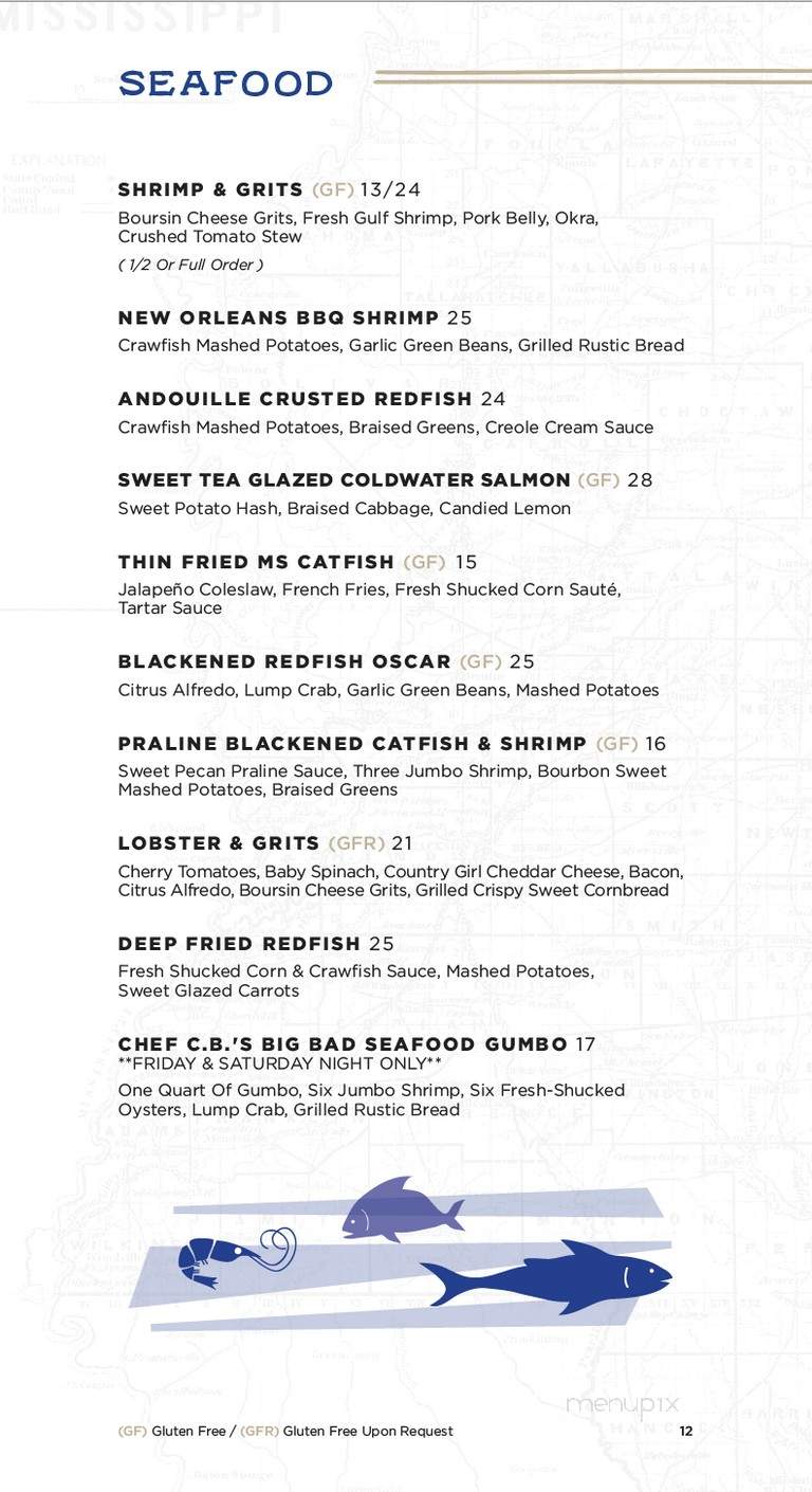 Cotton Blues - Hattiesburg, MS menu_pic