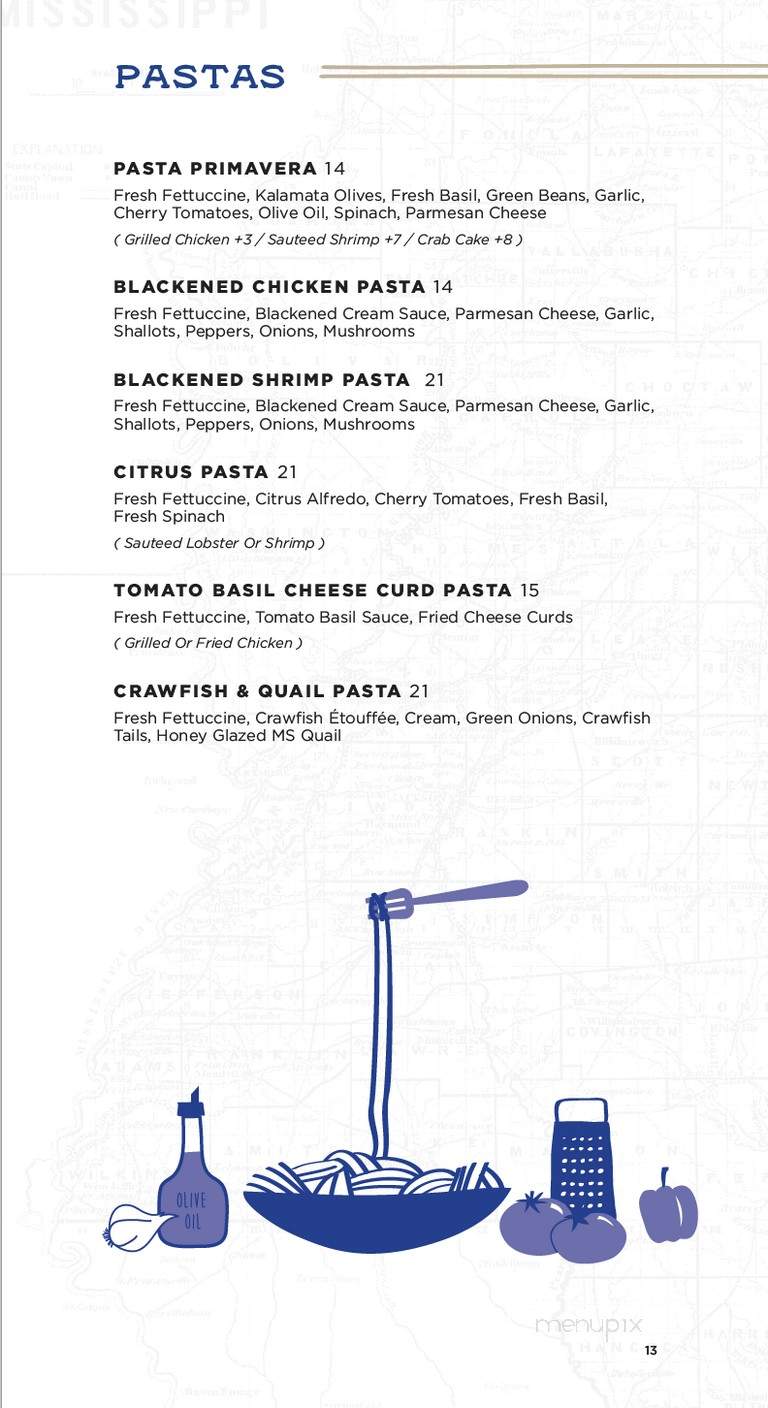 Cotton Blues - Hattiesburg, MS menu_pic