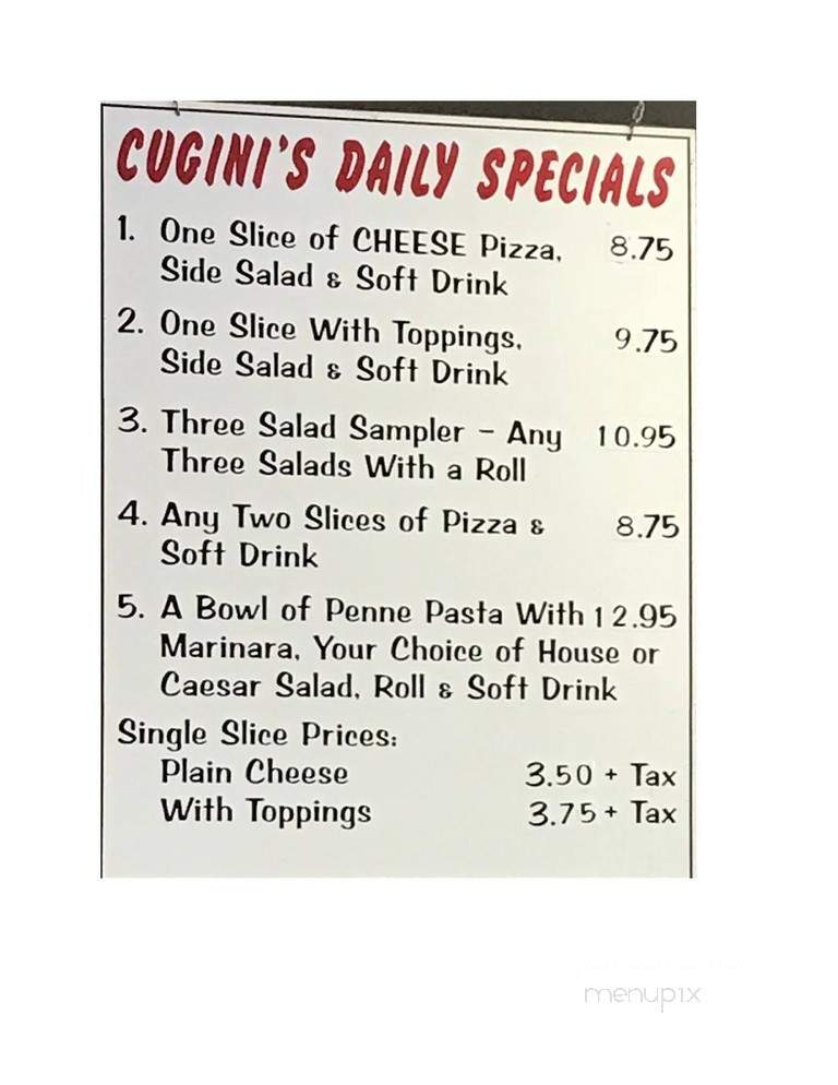 Cugini's Pizzeria Trattoria - Santa Maria, CA