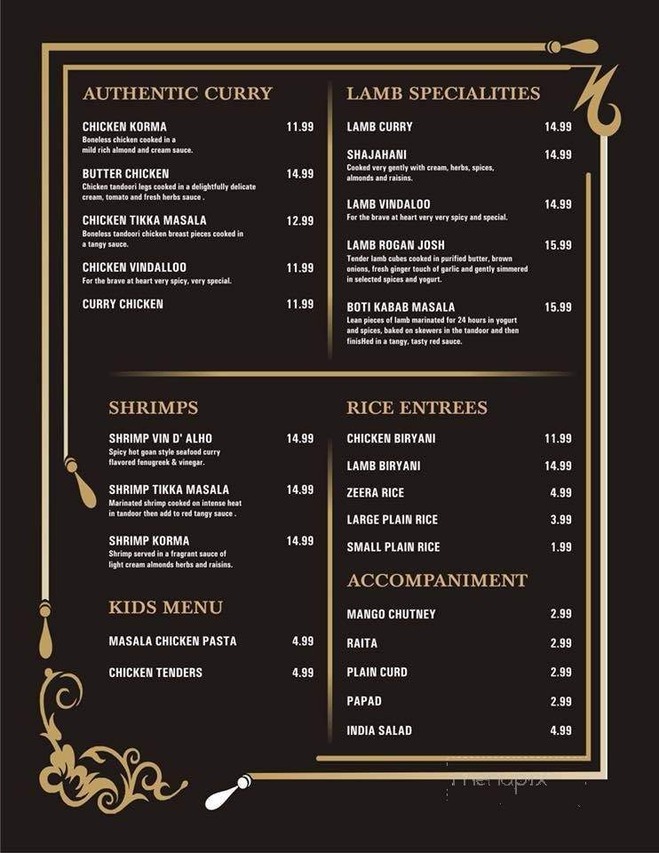 Desi Den Indian - Bryant, AR menu_pic