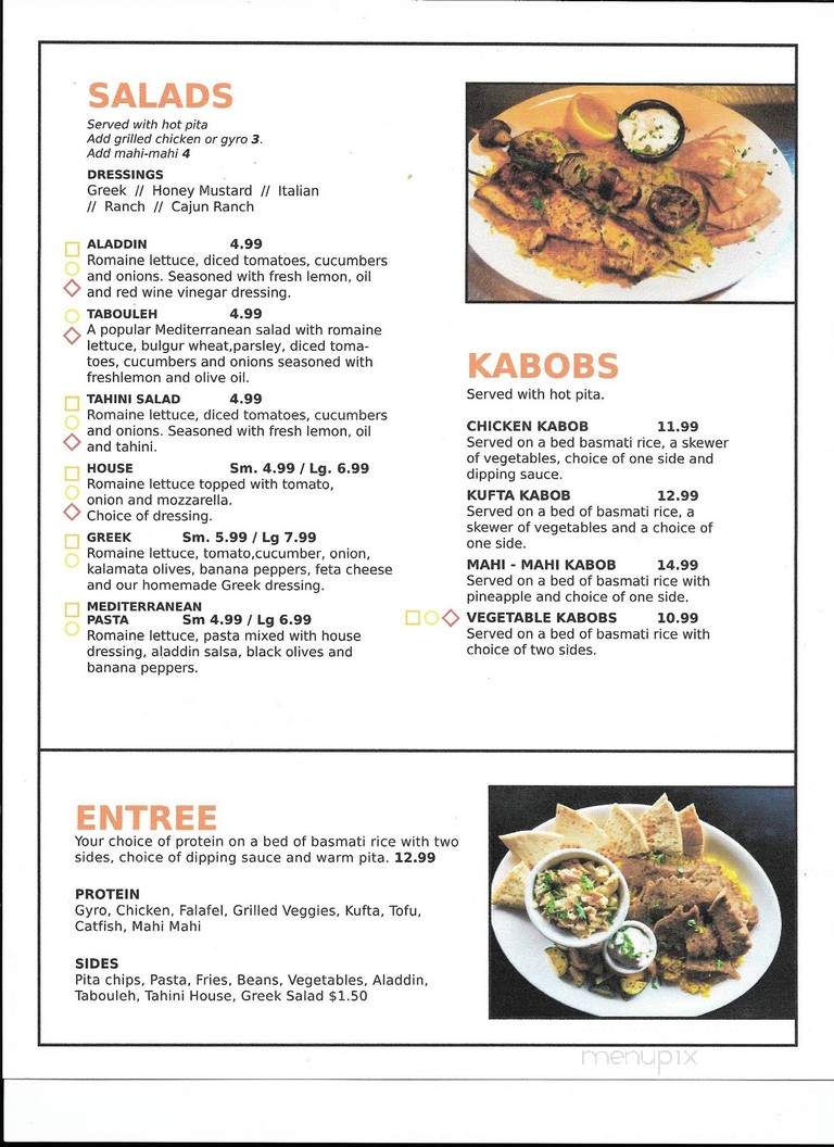 Eat-A-Pita - Louisville, KY menu_pic
