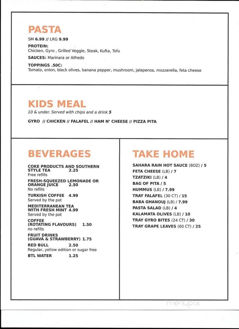 Eat-A-Pita - Louisville, KY menu_pic
