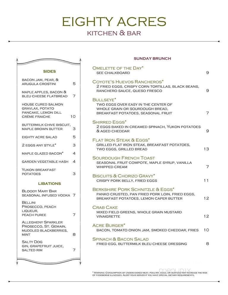 Eighty Acres Kitchen & Bar - Pittsburgh, PA