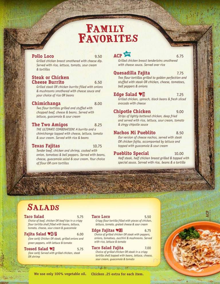 El Portal Mexican Resaturant - Forest City, NC menu_pic