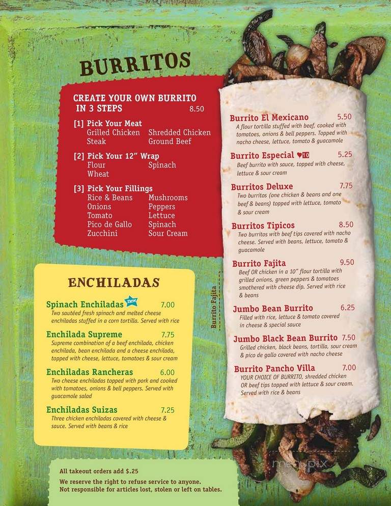El Portal Mexican Resaturant - Forest City, NC menu_pic