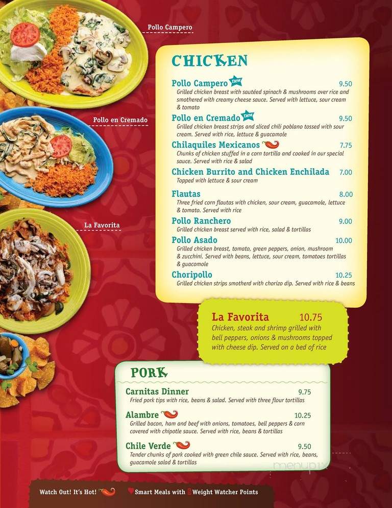 El Portal Mexican Resaturant - Forest City, NC menu_pic