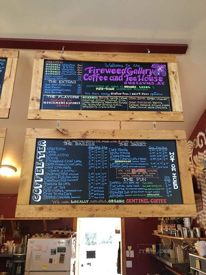 Fireweed Gallery - Gustavus, AK menu_pic