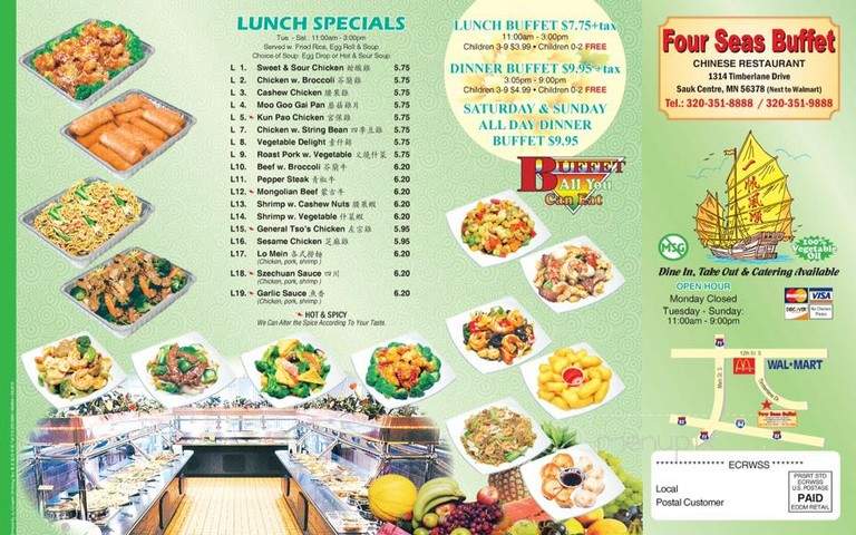 Four Seas Buffet - Sauk Centre, MN menu_pic