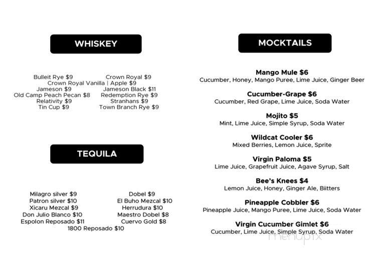 G Pub - Providence, RI menu_pic