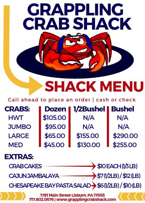 Grappling Crab Shack - Mechanicsburg, PA