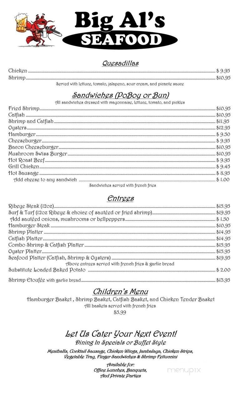 Harvey Seafood - Harvey, LA menu_pic