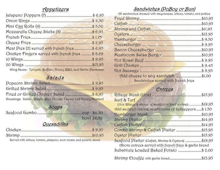 Harvey Seafood - Harvey, LA menu_pic