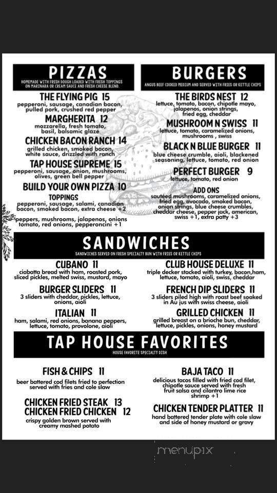 Henderson Pizza - Dallas, TX menu_pic