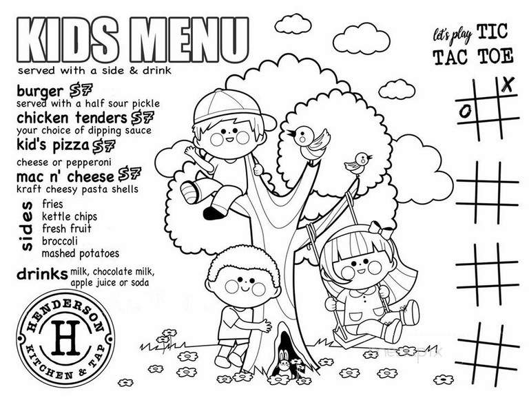 Henderson Pizza - Dallas, TX menu_pic