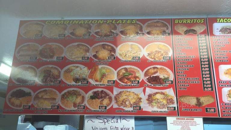 Humberto's Mexican food - Bullhead City, AZ menu_pic