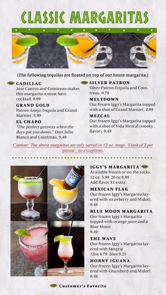 Iguana Joes - Humble, TX menu_pic