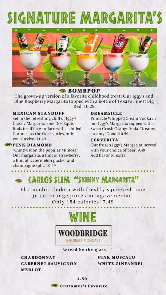 Iguana Joes - Humble, TX menu_pic