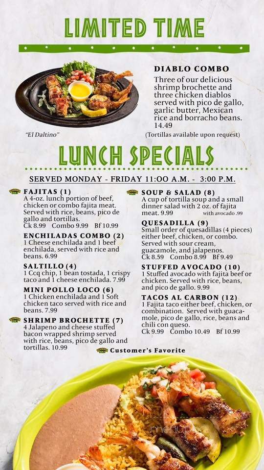 Iguana Joes - Humble, TX menu_pic