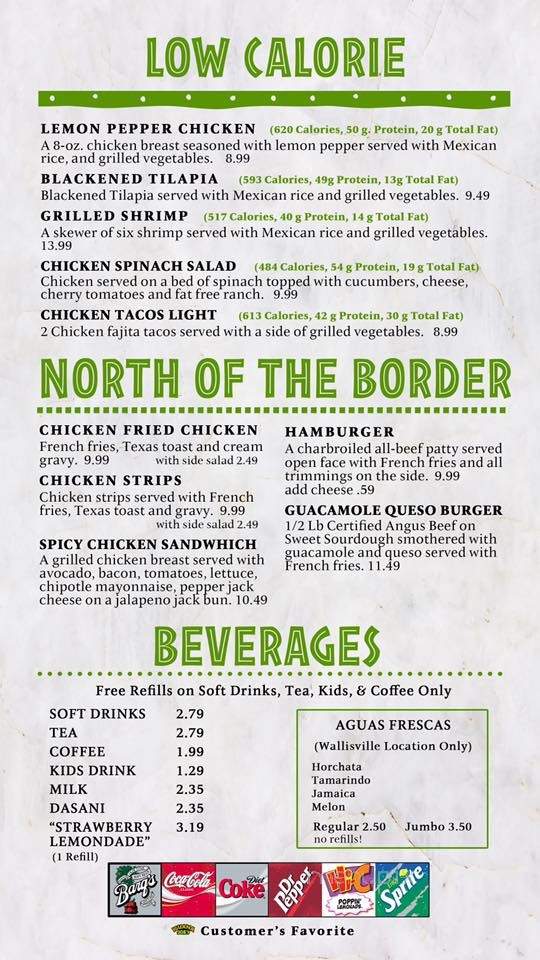 Iguana Joes - Humble, TX menu_pic