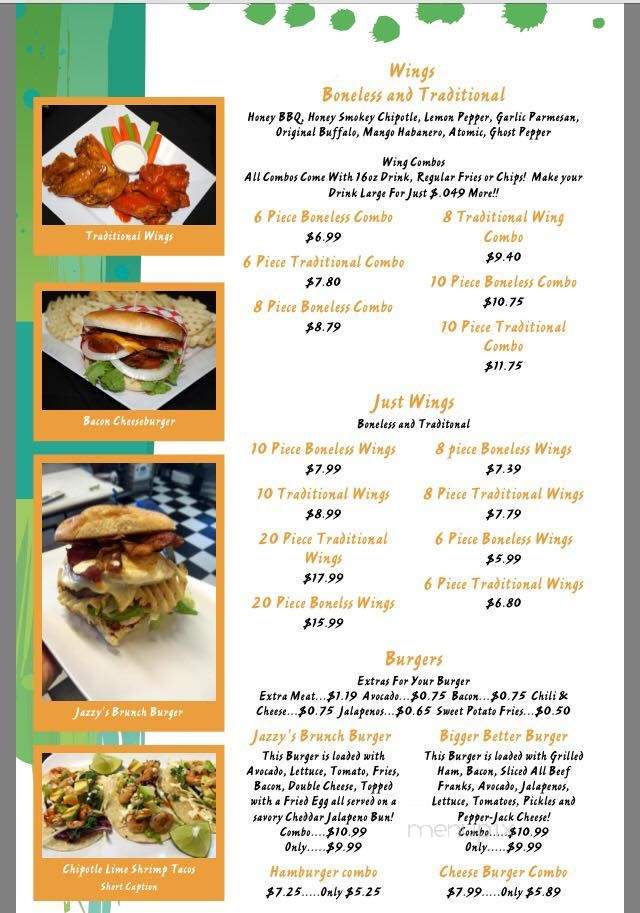 Jazzy's Yogurt - Crane, TX menu_pic