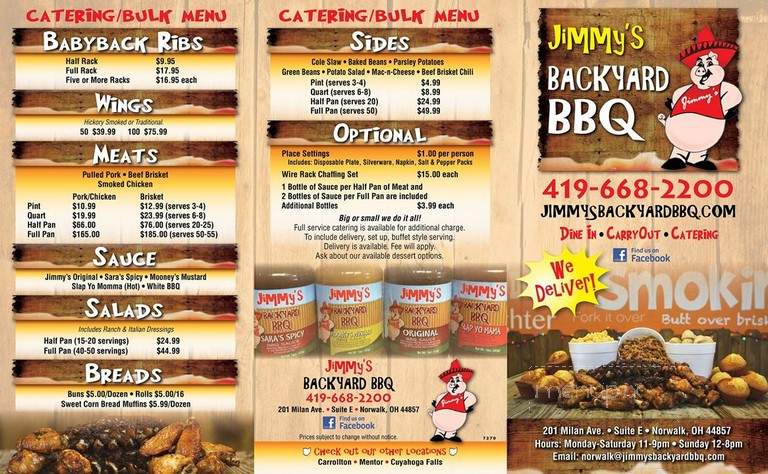 Jimmy's Backyard BBQ - Norwalk, OH