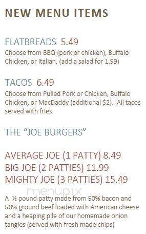 Joe's Garage BBQ & Bakery - Clay City, IN