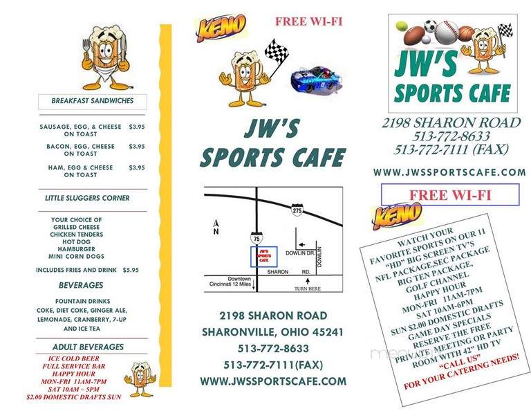 JW'S Sports Cafe - Cincinnati, OH