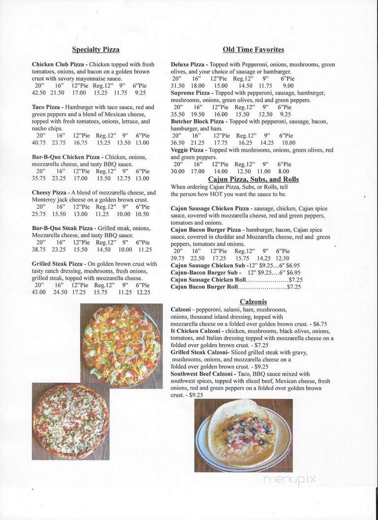 Knight's Pizza - Greenbrier, TN menu_pic