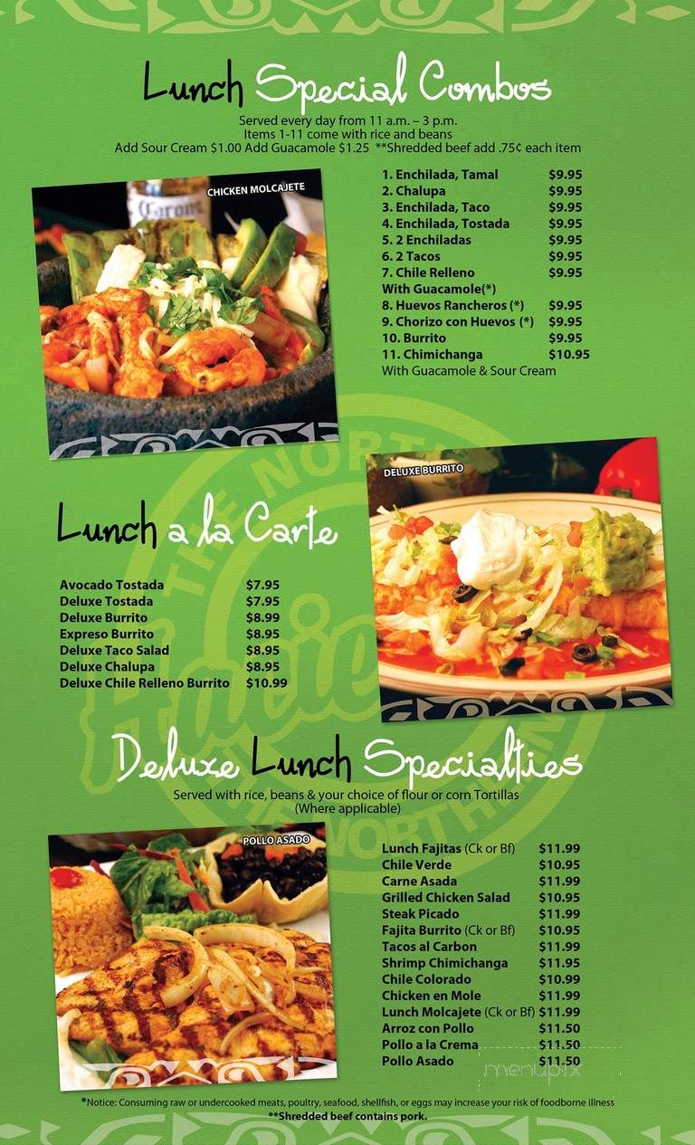 La Hacienda Restaurant - Tucson, AZ menu_pic