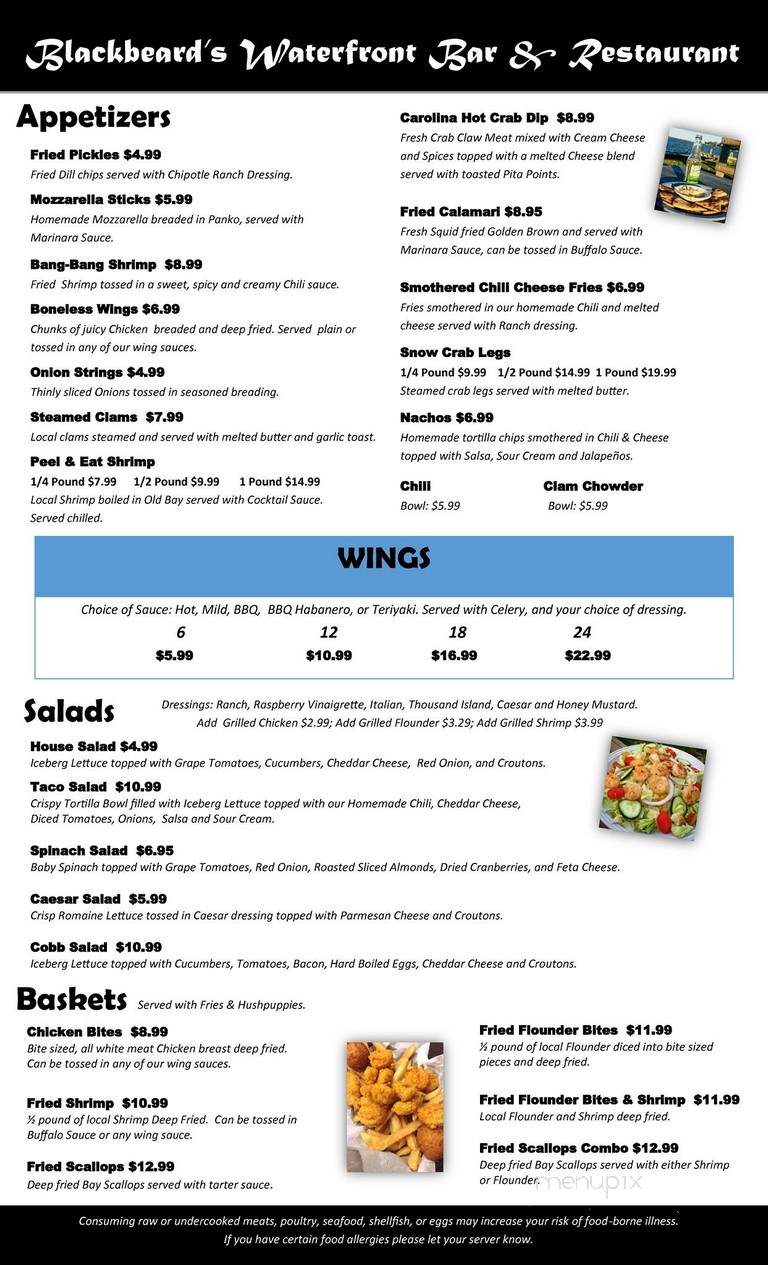 Landmark Cafe - Sneads Ferry, NC menu_pic