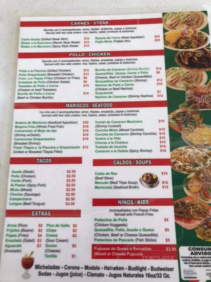 Las Reynas - Fort Lauderdale, FL menu_pic