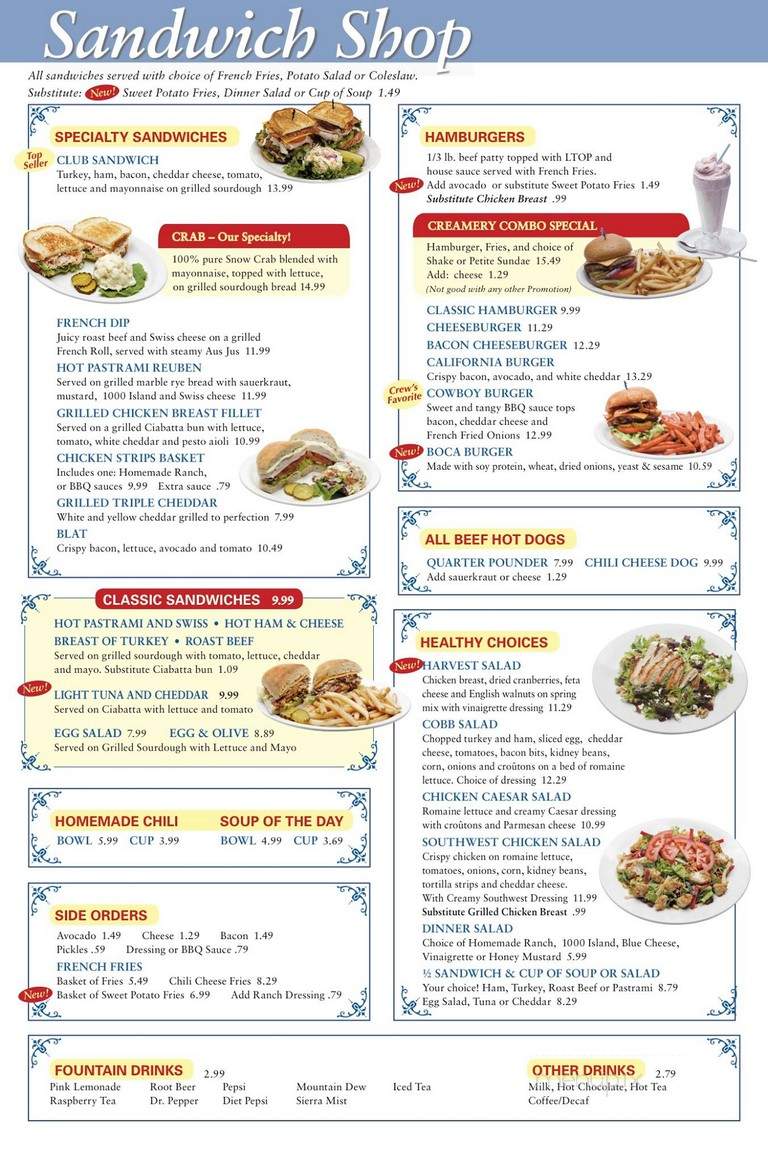 Leatherby's Family Creamery - Elk Grove, CA menu_pic