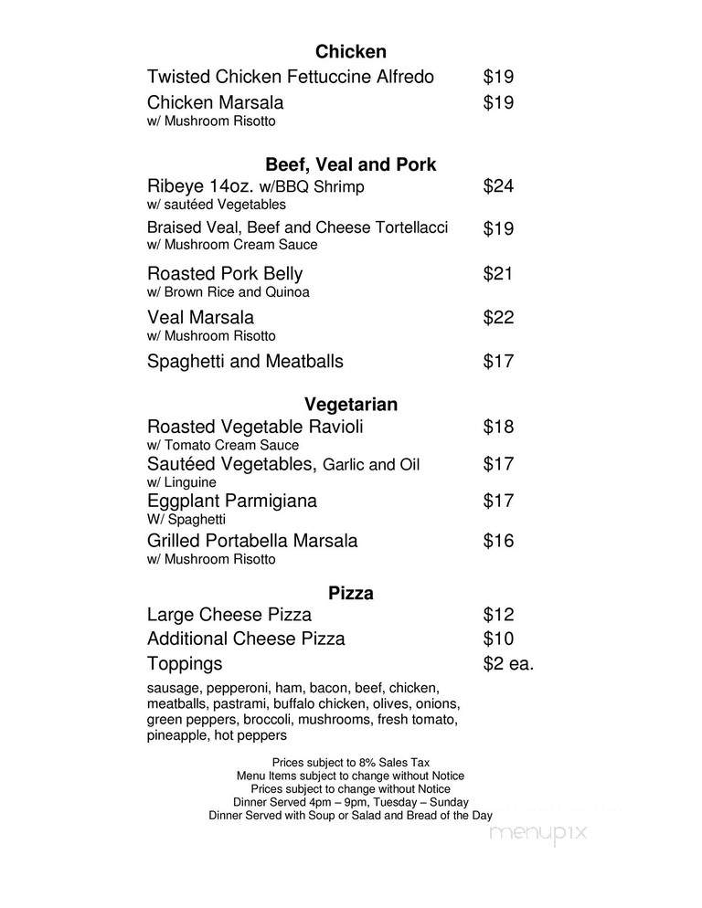 Madison's Restaurant - Livingston Manor, NY menu_pic