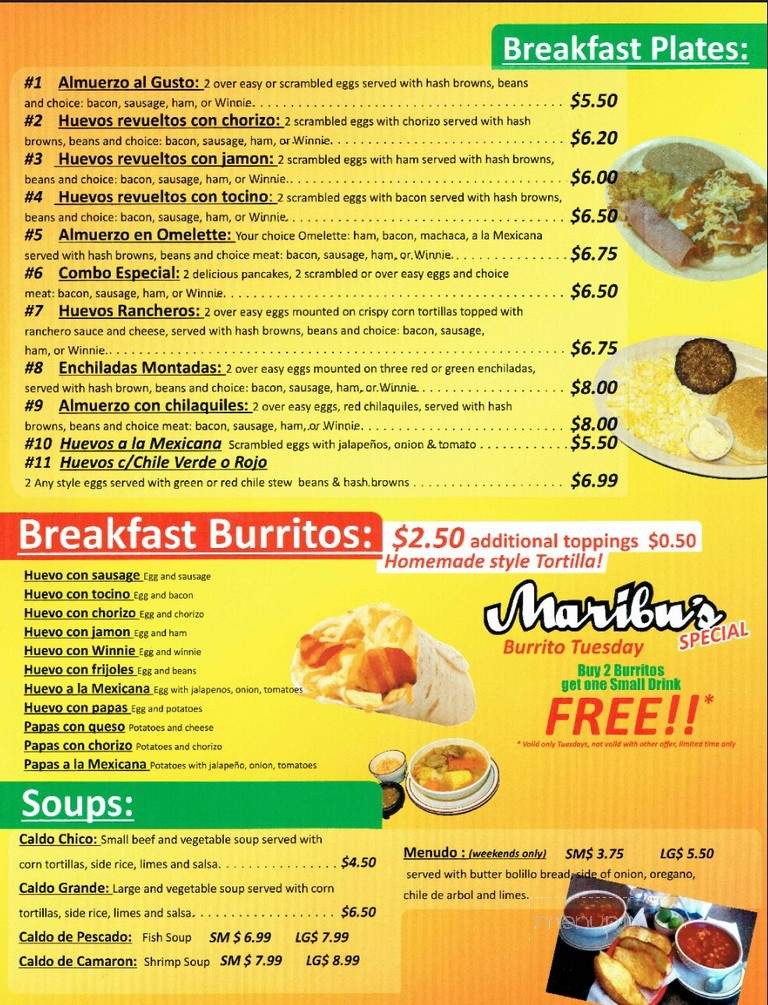 Maribu's Mexican Restaurant - El Paso, TX