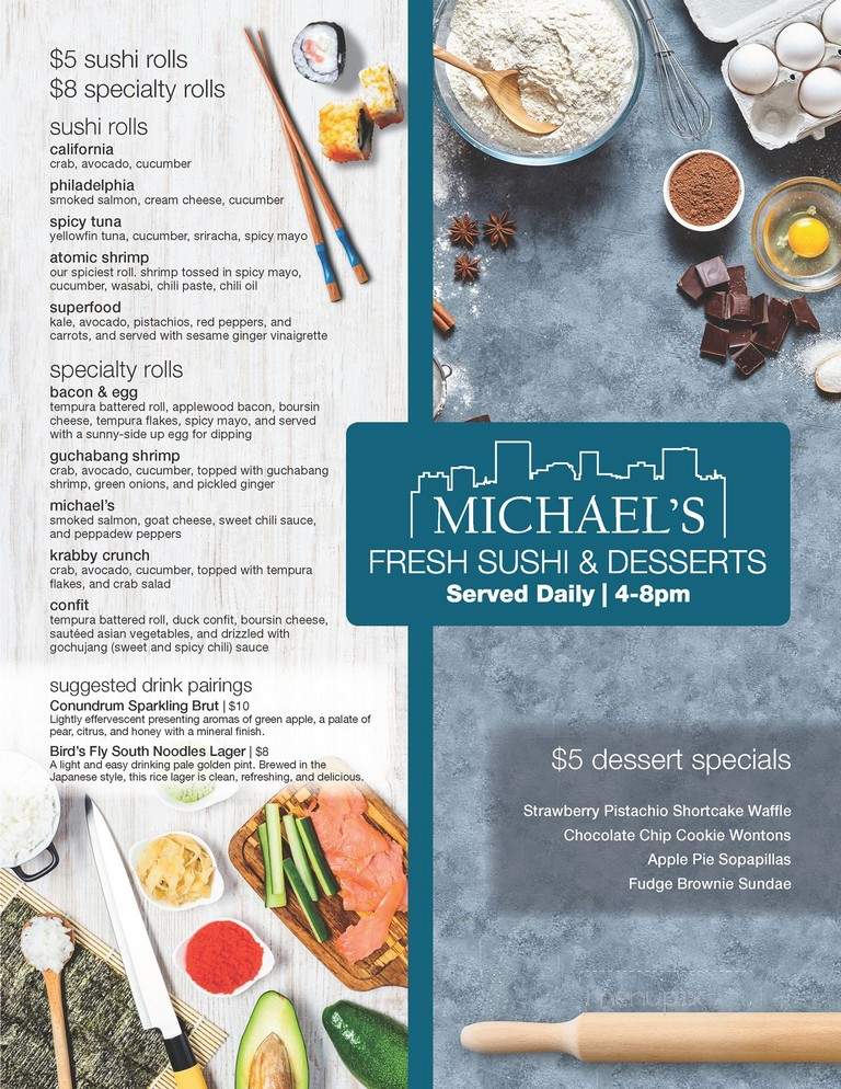 Michael's Cafe & Catering - Columbia, SC menu_pic