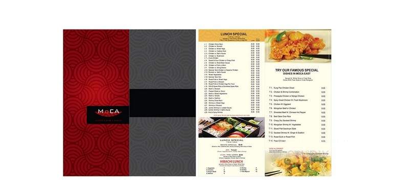 MoCA Cuisine - Lawrence, NY menu_pic