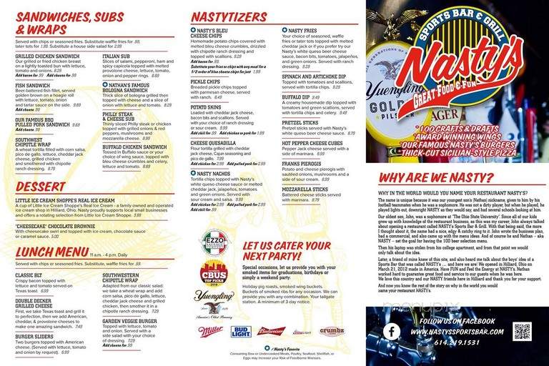 Nasty's Sports Bar & Grill - Reynoldsburg, OH