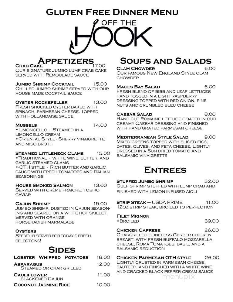 Off The Hook - Warrendale, PA menu_pic