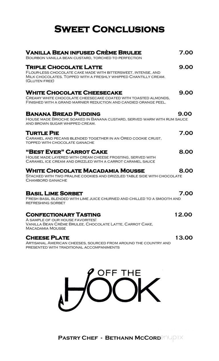Off The Hook - Warrendale, PA menu_pic
