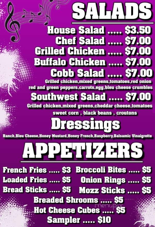 On The Rox - Seymour, IN menu_pic