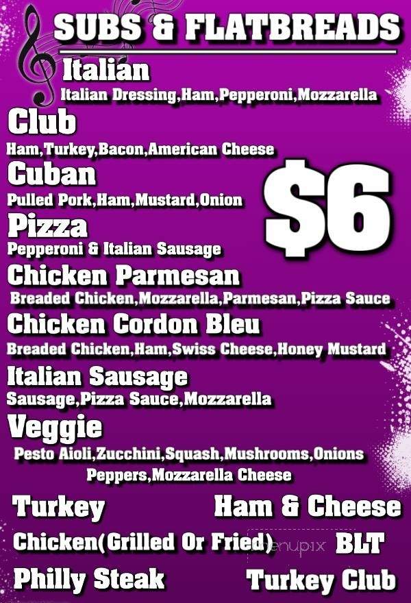 On The Rox - Seymour, IN menu_pic