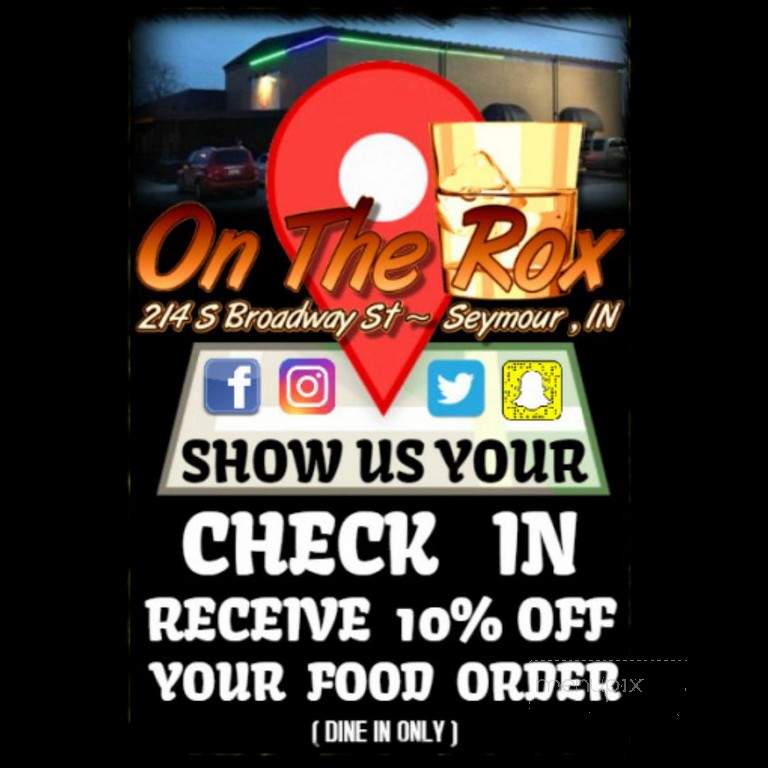 On The Rox - Seymour, IN menu_pic