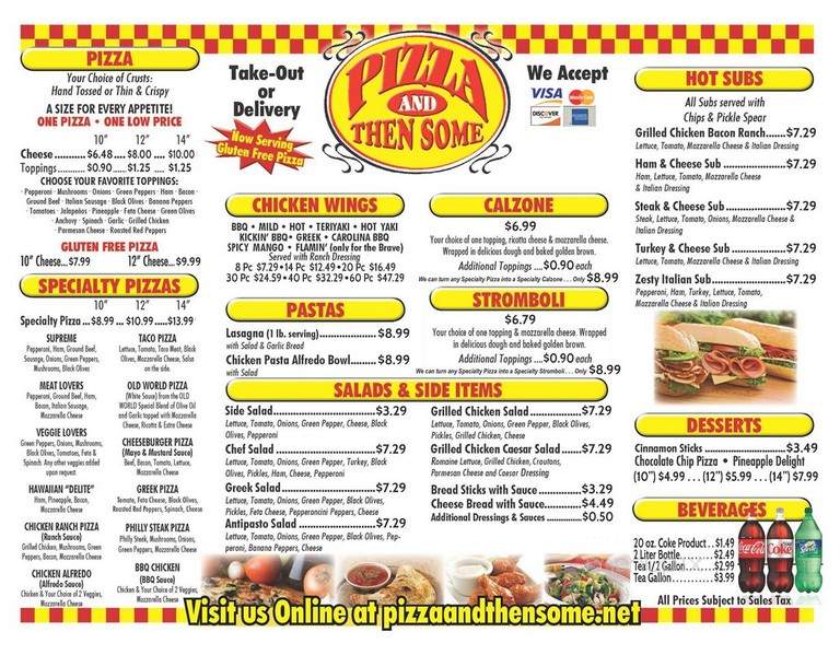 Pizza and Then Some - Easley, SC menu_pic