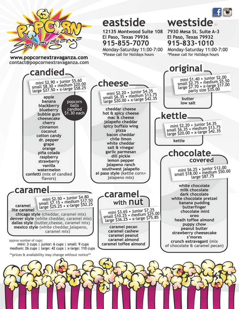 Popcorn Extravaganza - El Paso, TX