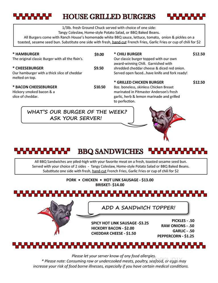 Ranch House BBQ - Columbia, MO menu_pic