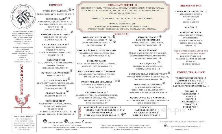 Red Roost Tavern - Cincinnati, OH menu_pic