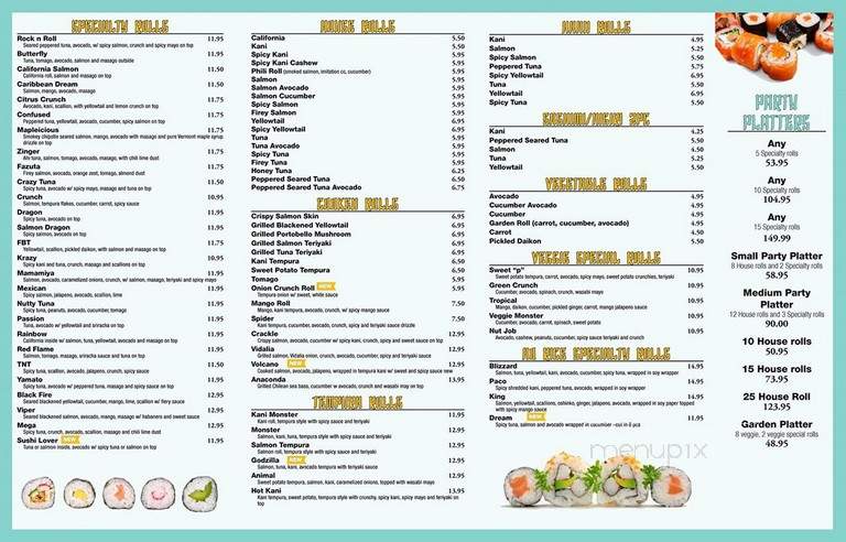 Rock n Roll Sushi & Noodle Bar - Teaneck, NJ menu_pic