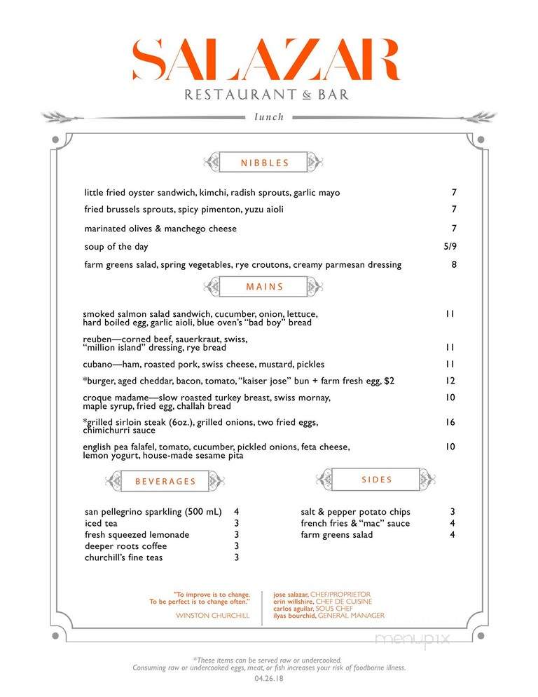 Salazar Restaurant & Bar - Cincinnati, OH